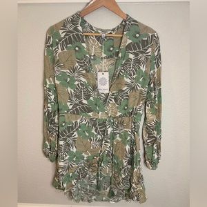 Blue Island Beach Cover Up - XS